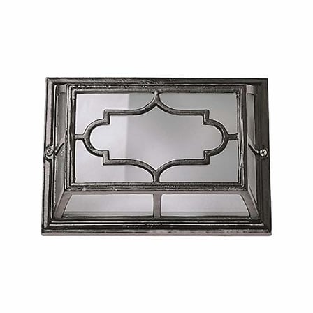 AVONNI BFE-68065-BSY-OP Siyah Elektrostatik Toz Boyalı Dış Mekan Aydınlatma, E27, Aluminyum, Polikarbon Cam, 20x13cm