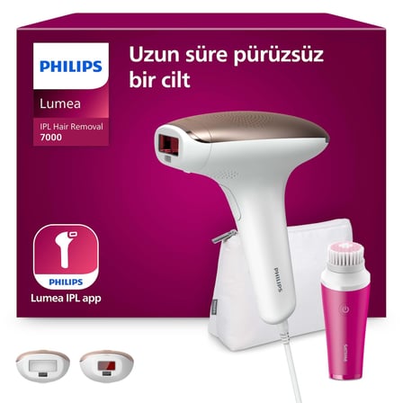 Philips Lumea IPL Tüy Alma Cihazı, Çantalı, Yüz Temizleme Cihazı Hediyeli, Yüz/Vücut/Hassas Bölge Kullanımı, Cilt Tonu Sensörü ile Güvenli Epilasyon BRI924/00