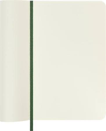 Moleskine Klasik Boş Not Defteri (Softcover elastik kilitli, boyut A6 9 x 14, 192 sayfa) myrte yeşili