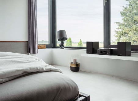 Denon SCN10 TV Ses Sistemi İçin İki Yönlü HiFi Hoparlör, 2 x 65 W, Alıcılar ve Amplifikatörler İle Uyumlu, Siyah SCN10BKEM