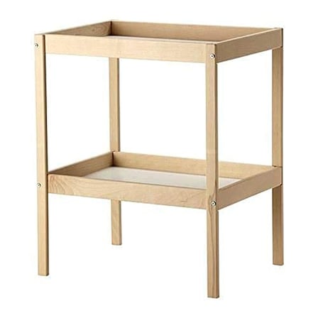 IKEA Snıglar Bebek Alt Değiştirme Masası MeridyenDukkan Kayın Görünümlü, 72x53 cm