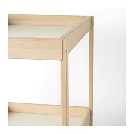 IKEA Snıglar Bebek Alt Değiştirme Masası MeridyenDukkan Kayın Görünümlü, 72x53 cm