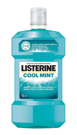 listerine cool mint ağız bakım suyu 1000 ml