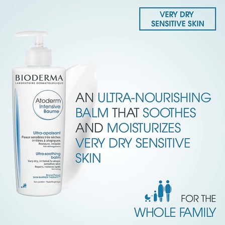 Bioderma Atoderm Intensive Balm Atopi Eğilimli Ciltler için Seyahat Boy Nemlendirici ve Onarıcı Krem