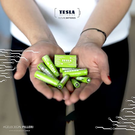 Tesla Şarj edilebilir pil AA (HR06, kurşun kalem pil, blister) 4 adet