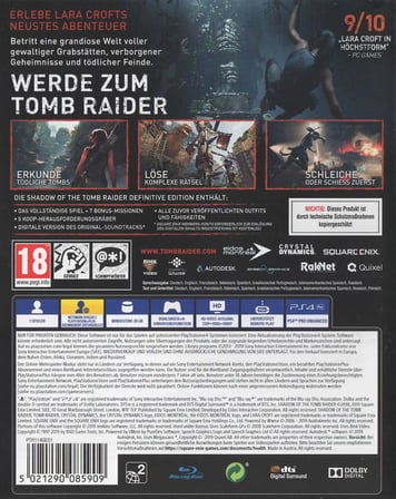 Shadow of the Tomb Raider Definitive Edition (PS4)