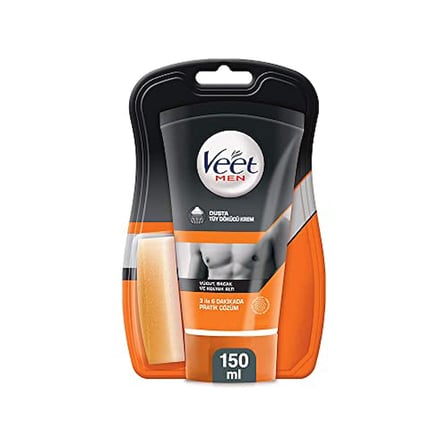 Veet Men Duşta Tüy Dökücü Krem Erkeklere Özel Vücut, Bacak ve Koltuk Altı 150 ml