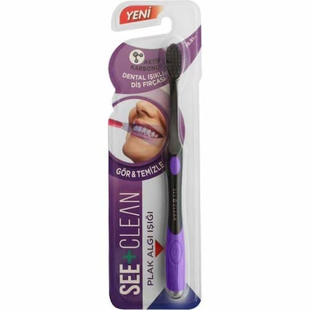 See+ Clean Dental Işıklı Diş Fırçası Mavi