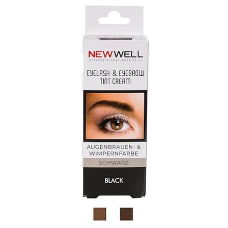 New Well Kaş ve Kirpik Boyası - Siyah (65 g)