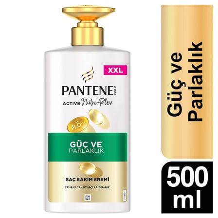 PANTENE Güç ve Parlaklık Saç Kremi 500 ml