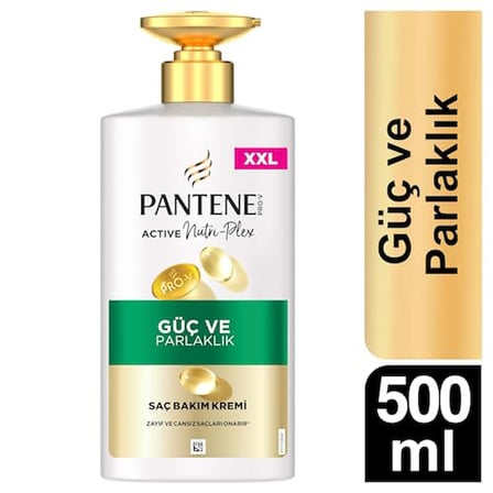 PANTENE Güç ve Parlaklık Saç Kremi 500 ml