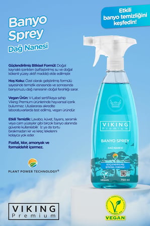 Viking Banyo Spreyi Dağ Nanesi 750 Ml