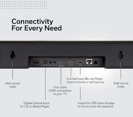 Denon Ev 550 Dolby Atmos 3D Ses, Wi-Fi ve Bluetooth, Dahili HEOS, Alexa, Siri ve AirPlay 2, Spotify