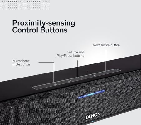 Denon Ev 550 Dolby Atmos 3D Ses, Wi-Fi ve Bluetooth, Dahili HEOS, Alexa, Siri ve AirPlay 2, Spotify