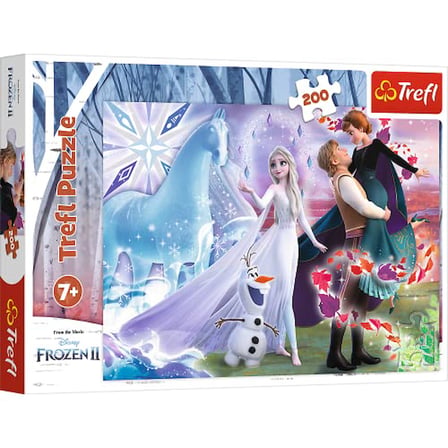 Trefl, Bulmaca, Kız Kardeşlerin Sihirli Dünyası, Disney Karlar Ülkesi 2, 200 parça, 7 yaşından büyük