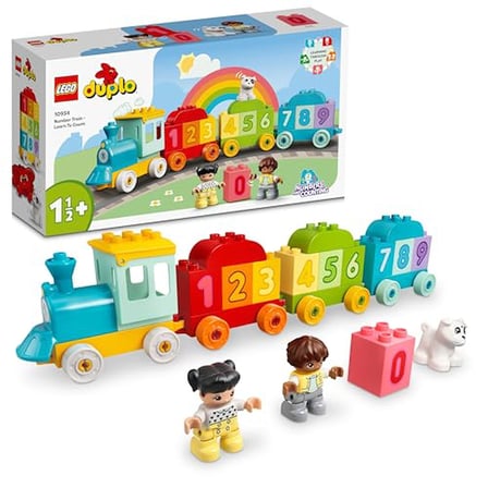 LEGO DUPLO İlk Sayı Treni - Saymayı Öğren 10954-18 Ay ve Üzeri Çocuklar İçin Sayma Yetisini Geliştir