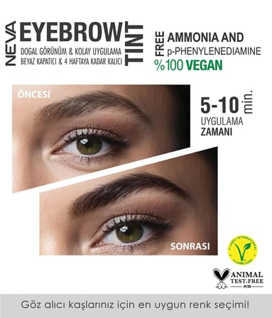 Neva 01 Siyah Amonyaksız %100 Vegan Kaş Boyası