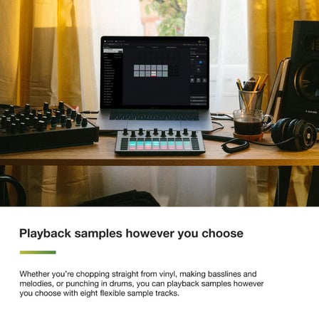 Novation Circuit Rhythm Groovebox Synthesizer: Yapmak ve Performans Sergilemek İçin 8 Örnek Parçaya Sahip Sampler ve Groovebox