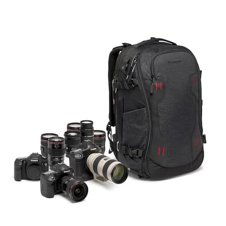 Manfrotto Pro Işık FlexLoader L, Refleks ve Aynasız Kameralar için Sırt Çantası, 3 Eksenli Gimbal Sa