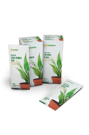 Agrobigen Yeşil Bitkiler için Bitki Besini(Katı-35 gr x 4 adet)