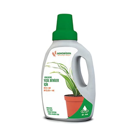 Agrobigen Yeşil Bitkiler için Bitki Besini(Sıvı-1 adet)