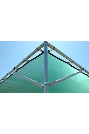 %95 Güneş Geçirmez Gölgelik File, Gölgeleme Tülü, Çit Filesi, Balkon Gölgeliği 0,5x1 m2 -Yeşil