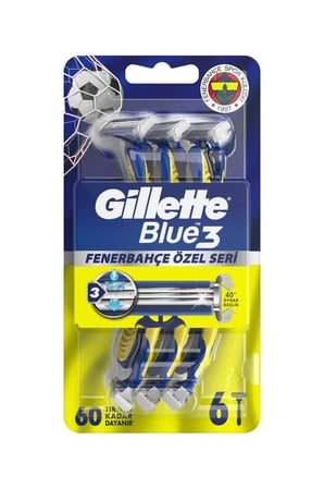Gillette Blue 3 6'lı Taraftar Tıraş Bıçak Seti