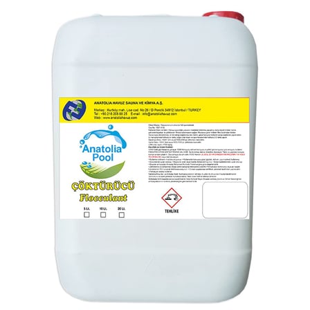 Anatolia Pool Çöktürücü 10 Lt (Flocculant/Çökeltici/Topaklayıcı)