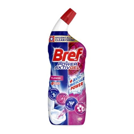 Bref WC Power Aktiv Jel Çiçek Kokulu Tuvalet Temizleyici 1 x 700 ml, Jel Çiçek 700 ml