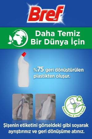 Bref WC Power Aktiv Jel Çiçek Kokulu Tuvalet Temizleyici 1 x 700 ml, Jel Çiçek 700 ml