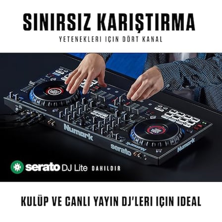 Numark NS4FX - 4 kanallı DJ Kontrolörü