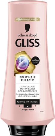 Gliss Split Hair Miracle Kırık Uçları Mühürleyen Saç Bakım Kremi 360 ml