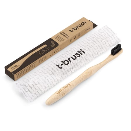 T-Brush Bambu Yetişkin Koyu Gri Diş Fırçası