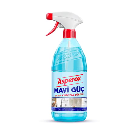 Asperox Mavi Güç Kireç Çözücü Sprey 1000 ml
