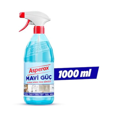 Asperox Mavi Güç Kireç Çözücü Sprey 1000 ml