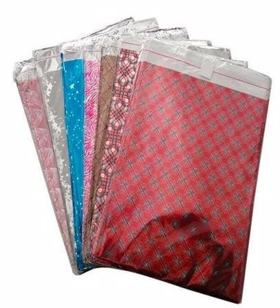 Benim - Kendinden Bantlı Metalize Hediye Paketi 20 * 25 cm 100 Adet