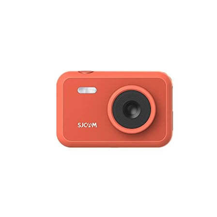 SJCAM FunCam Çocuklar için Fotoğraf Makinesi ve Kamera 1080p 12MP 2'' HD Ekran Çerçeveler ve Komik Filtreler Snake ve Tetris Oyunları Otomatik Kapanma Zamanlayıcı Hızlandırılmış Çekim Kırmızı