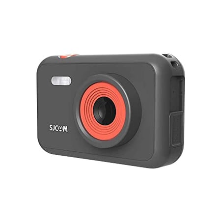 SJCAM FunCam Çocuklar için Fotoğraf Makinesi ve Kamera 1080p 12MP 2'' FHD Ekran Çerçeveler ve Komik Filtreler Snake ve Tetris Oyunları Otomatik Kapanma Zamanlayıcı Hızlandırılmış Çekim 650mAh Siyah
