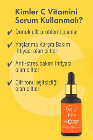 Jiyu%20 C Vitamini (Ascorbic Acid) İçeren Yüz Serumu, 30 ml – Cilt Bakım ve Nem Desteği İçin Hafif Formül