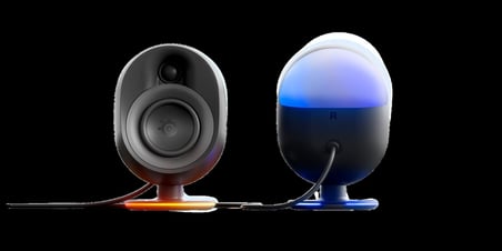 SteelSeries 9 RGB 5.1 Surround Optik ve Bluetooth Bağlantılı Oyun Hoparlörü