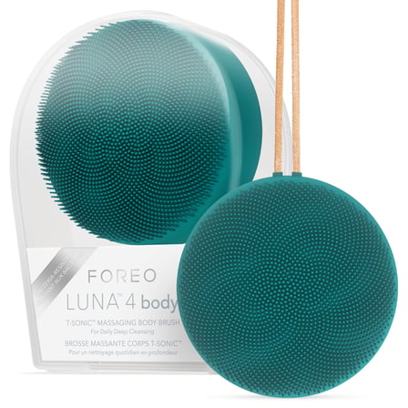 FOREO LUNA 4 vücut - Vücut Fırçası - Tüm Vücut Cilt Bakımı - Peeling Vücut Temizleyici - Losyon Aktivitelerinin Emilimini Artırır - Premium Lenfatik Drenaj Cilt Bakım Aleti - Su Geçirmez - Şarj