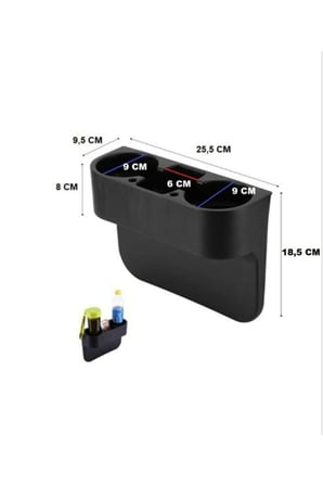 Luti Concept Araç İçi Bardak Tutucu İçecek Tutacağı Oto Koltuk Yanı Konsol Arası Veya Araba Koltuk A