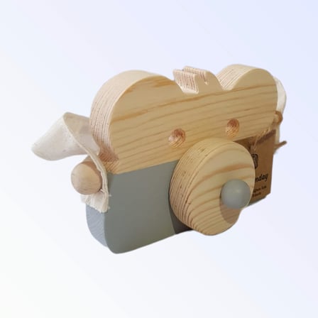 websunday Eğitici Oyuncak Ayıcık Fotoğraf Makinesi, Askılı Şirin Oyuncak Kamera, Montessori Oy