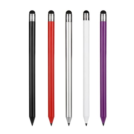 Microcase Universal Telefon Tablet Navigasyon 2in1 Stylus Pen Dokunmatik Kalem - AL3465 (Siyah)