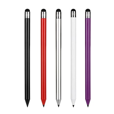 Microcase Universal Telefon Tablet Navigasyon 2in1 Stylus Pen Dokunmatik Kalem - AL3465 (Siyah)