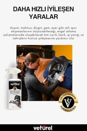 Veturel At Yara ve Deri Bakım Spreyi 500ml