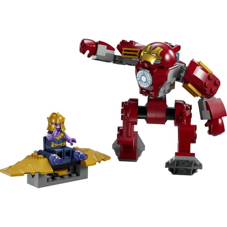 LEGO Man Hulkbuster Thanos’a Karşı 76263 – 4 Yaş ve Üzeri Çocuklar için Süper Kahraman Hediyesi Fikri, Man ve Uçağıyla Thanos Minifigürleri İçeren Oyuncak Yapım Seti (66 Parça)