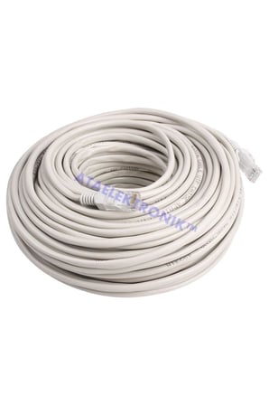 20mt 20 Metre +tv Fiber Adsl Modem Bilgisayar Arası Ethernet Internet Kablosu Ağ Network