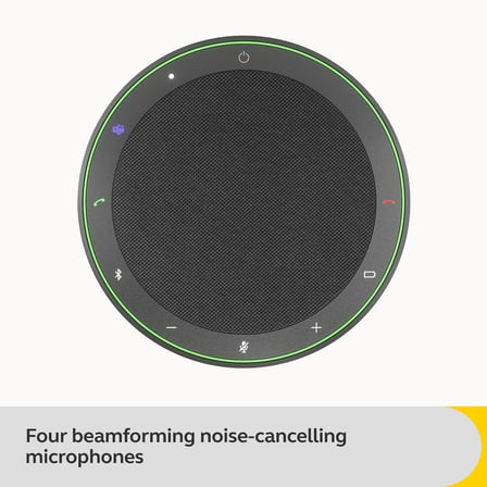 Jabra Speak2 75 Kablosuz Bluetooth Hoparlör - 4 Gürültü Önleyici Mikrofonlu Taşınabilir Hoparlör, 65