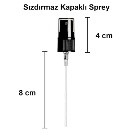 30 ml Amber Sprey Kapaklı Siyah Fısfıs Kolonya Dezenfektan Parfüm Cam Şişe (36)